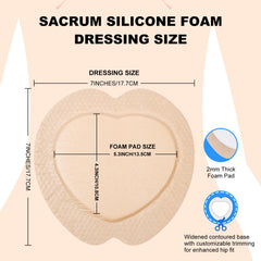 ZMZPA Sacral Foam Dressing waterproof film provides barrier protection with airflow.
