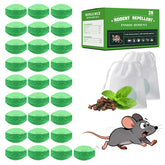 ZNZTO 28-pack mouse repellent packaging highlights eco-friendly, family-safe protection for homes.