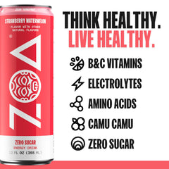 ZOA Strawberry Watermelon on-the-go can ideal for workouts and commuting.
