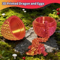 Zobetro realistic-dragon-egg-design hinged joints for posing