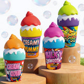 ZOENMG Upside-Down Bubble Tumble ice cream cone for mess-free play indoors