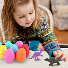 ZOHANINDL 12 unique dinosaur figures included inside the eggs.