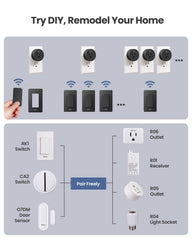 Zoiinet 300 ft wireless signal lets you control devices from across rooms.