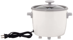 Zojirushi 3-Cup Rice Cooker with stay-cool handles for safe transport.