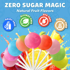 Zollipops individually wrapped clean teeth pops for lunchboxes