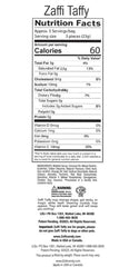 Zollipops Zaffi Taffy fruity chews shown as sugar-free treats for daily use