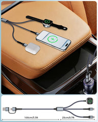 ZONLELE Apple Watch magnetic charger securely holds your watch.