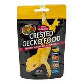 Zoo Med Tropical Fruit Flavor Crested Gecko Food packaging showing the 2 oz container
