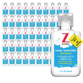Zoviro hand sanitizer gel in a 2oz flip-cap bottle for on-the-go care.