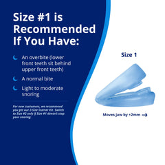 ZQuiet soft-profile mouthpiece offers lightweight comfort for sleep
