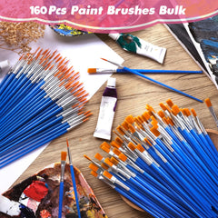 ZRLEI nylon hair bristles prevent shedding and ensure smooth paint flow