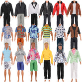 ZTWEDEN 12-inch boy doll leather jacket set enhances playtime with stylish outerwear