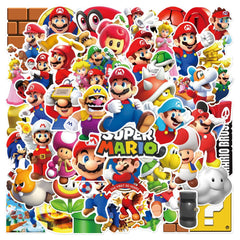 ZUIYIJIANGNAN Mario stickers on a water bottle for outdoor use