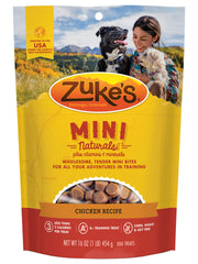 Zuke's resealable pouch keeps treats fresh during adventures.