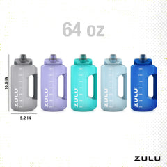 Zulu Goals locking lid prevents leaks during travel and workouts.