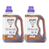 Zum Clean Laundry Soap bottle front showing plant-based formula for gentle cleaning