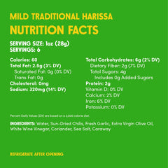 Zwïta Mild Harissa bottle front reveals premium ingredients for everyday cooking.