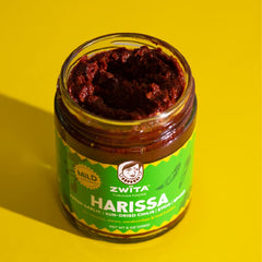Zwïta Mild Harissa visual texture highlights thick paste ideal for sauces.
