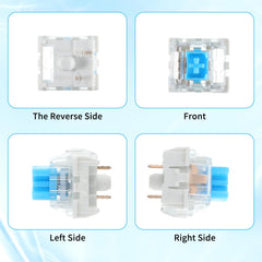 Zyghjort pre-lubricated switches reduce friction for quiet keystrokes.
