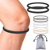 ZYHBLZX patella band bundle shown for dual knee support during workouts.