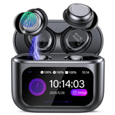 ZYHKON Sleep Earbuds in compact charging case for pocket-friendly storage and on-the-go charging.