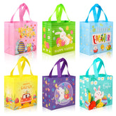 ZYLOP Easter gift bags with handles for durable, reusable egg hunts.