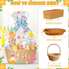 ZYLOP pull bows in five colors for quick, polished baskets.