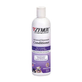 Zymox Advanced Leave-On Conditioner bottle for soothing skin and detangling coats.