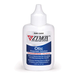 Zymox Otic bottle with dropper for gentle ear care and itch relief