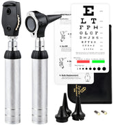 ZYREV 2-in-1 Otoscope Ophthalmoscope set shown with case for portable student exams