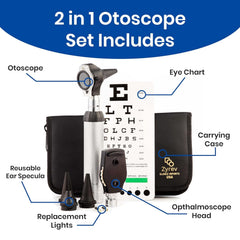 ZYREV otoscope head ready for ear exams in training sessions