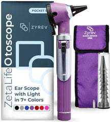 ZYREV ZetaLife Otoscope with light offers quick home ear inspections for families.