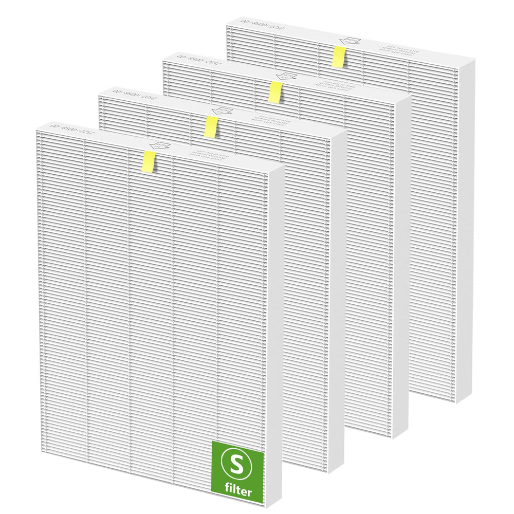 ZYZCBXZC 4-pack C545 filter front view highlighting replacement efficiency