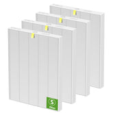 ZYZCBXZC 4-pack C545 filter front view highlighting replacement efficiency