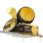 ZZILME 24k gold eye patches deliver cooling hydration for refreshed under-eye skin.