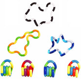 ZZSFBDZSW 7-piece quiet twist fidget toy set for focused play and calm