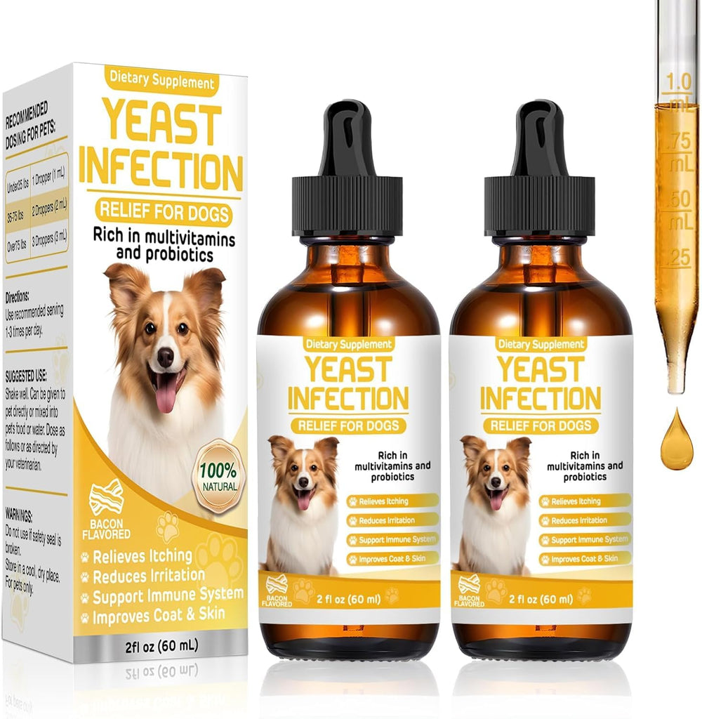 ZZTRMY ear drops for dogs soothe yeast-related ear irritation and promote comfort.