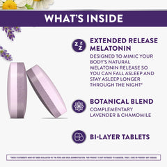 ZzzQuil Pure Zzzs bi-layer tablet illustrating dual-layer design.