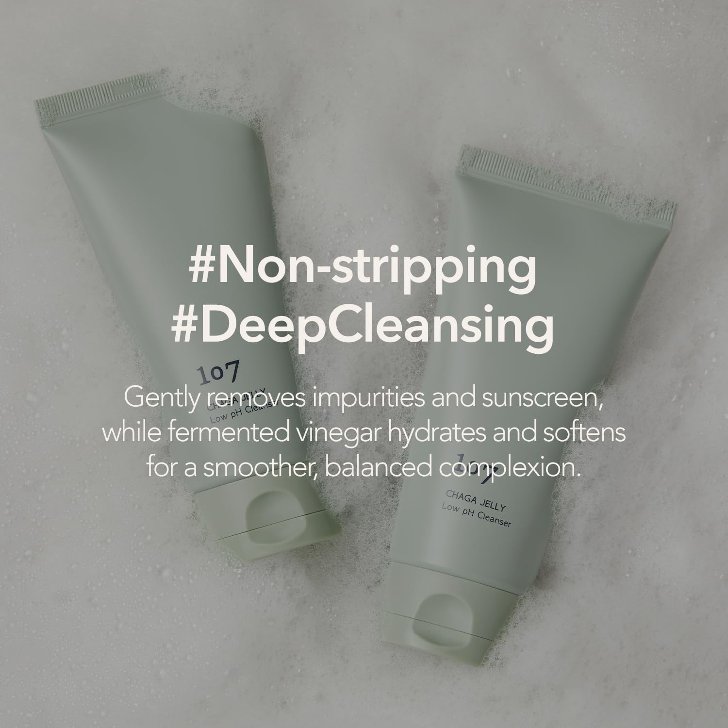 107 Gentle Gel Cleanser non-comedogenic formula helps keep pores clear
