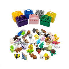 10Pcs Mini Animals Figurines Set office fidget aids concentration and stress relief
