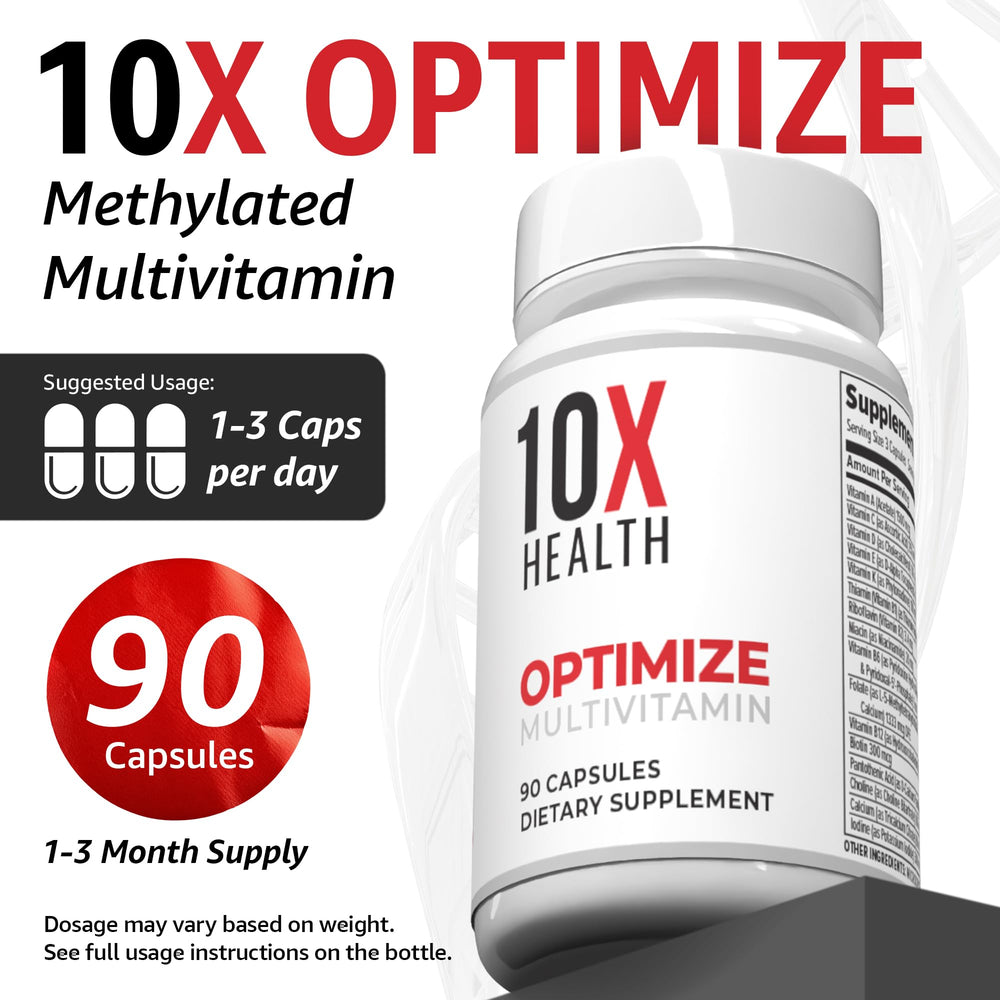 NAC inclusion in 10X Health Optimize formula for a complete nutrient profile