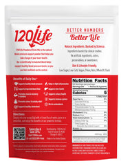 120LIFE cranberry extract adds fresh tang and supports a refreshing daily ritual.