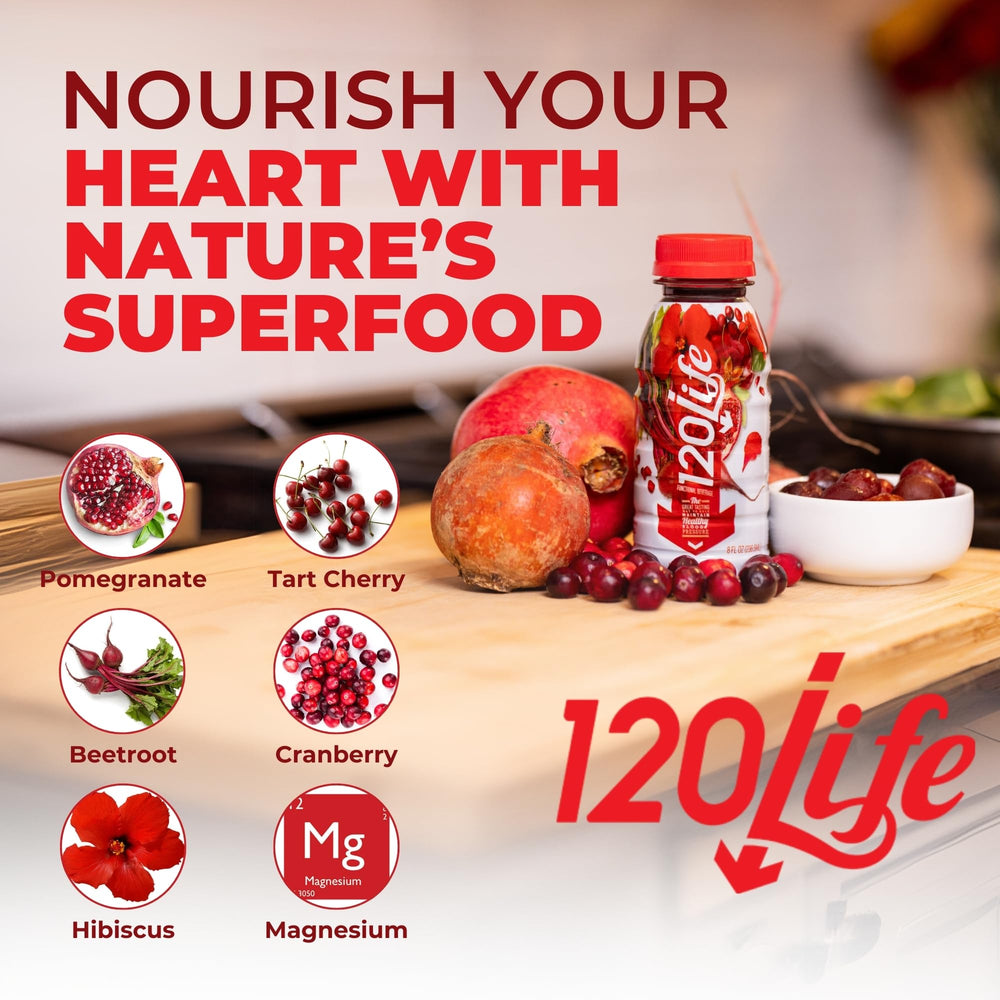120LIFE cranberries juice image emphasizes natural flavor and daily hydration potential.
