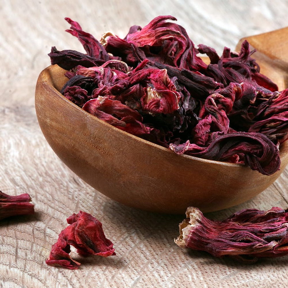 1400S SPICES dried hibiscus petals for beverages and sauces.