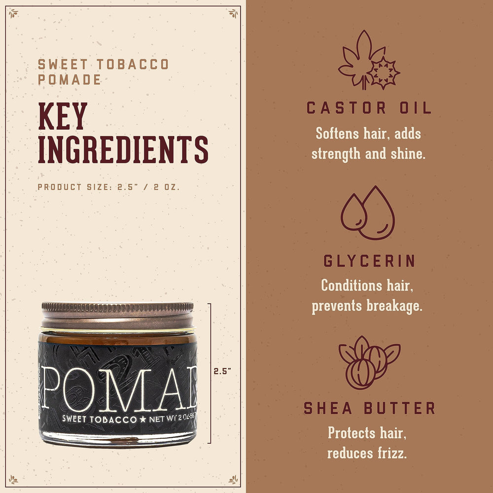 Hands applying 18.21 Man Made pomade for flexible, all-day hold.
