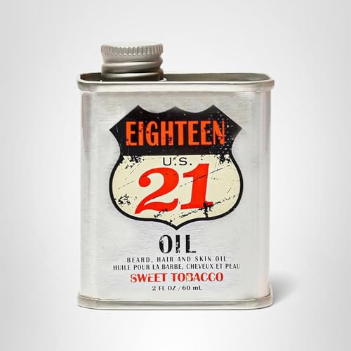 18.21 Man Made Sweet Tobacco oil in bathroom shelf setup