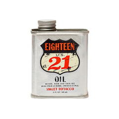 18.21 Man Made Sweet Tobacco oil bottle front view for non-greasy beard care