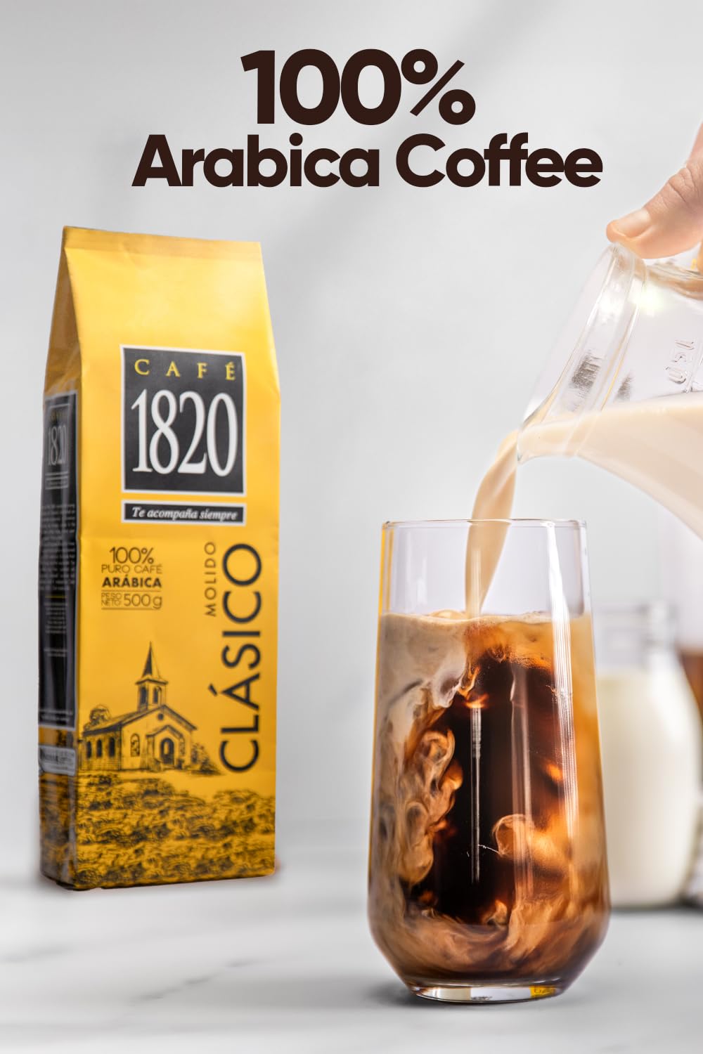 Café 1820 aroma-rich fruity notes highlighted in the coffee