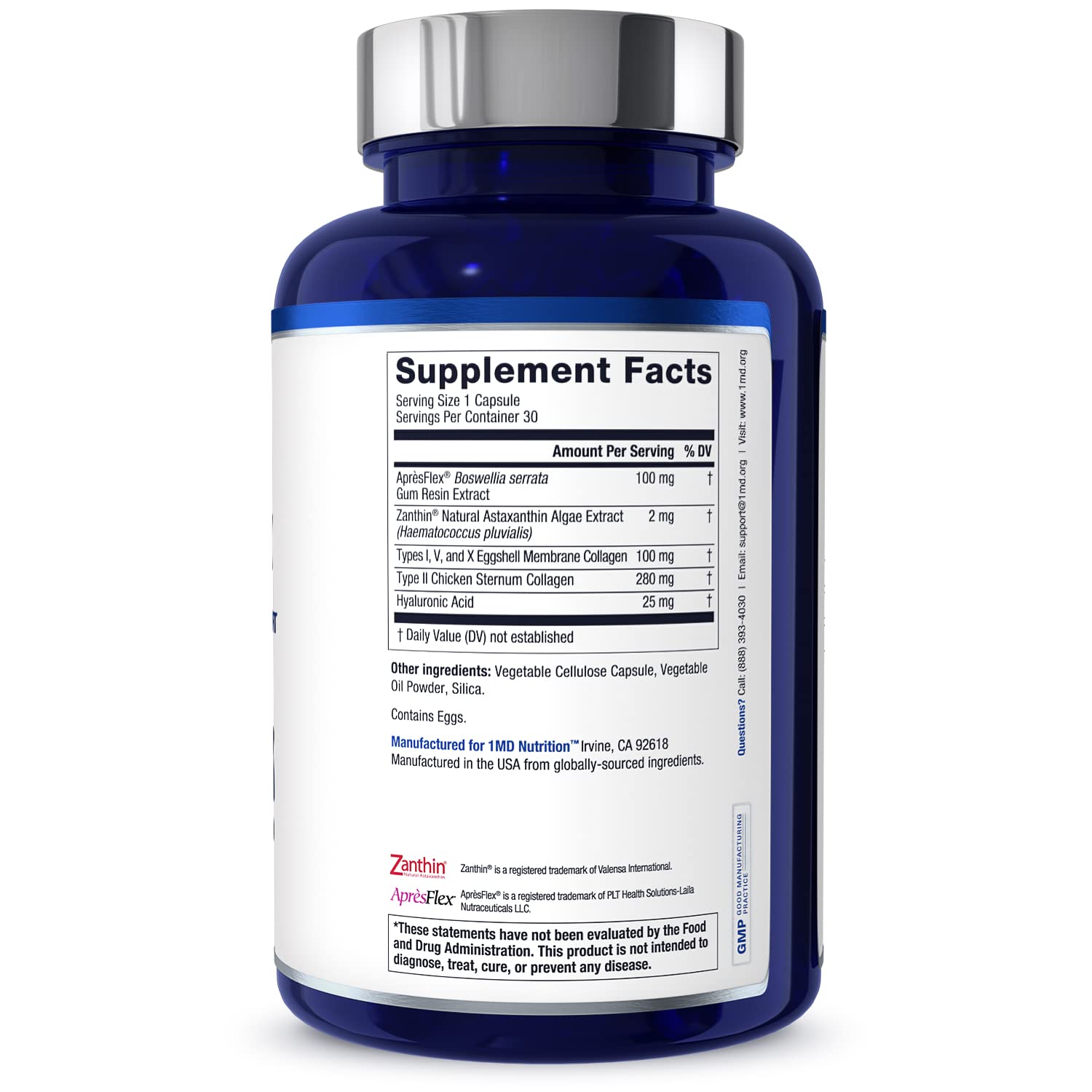 MoveMD packaging box display hints at trusted 1MD Nutrition quality.