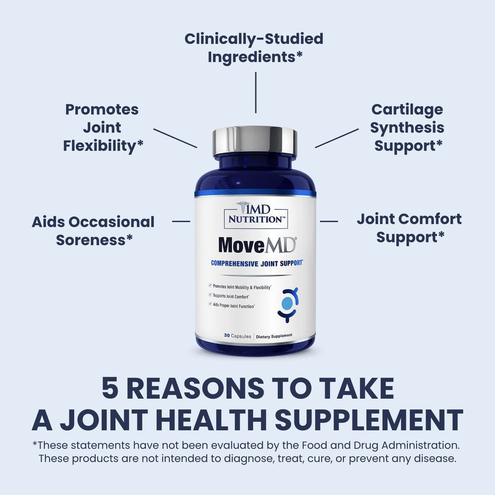 MoveMD pills in hand illustrate portable joint care on the go.